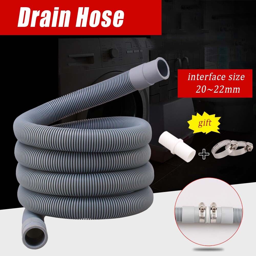 1/2/3 M Washing Machine Dishwasher Drain Waste Hose Extension Pipe Sets AU