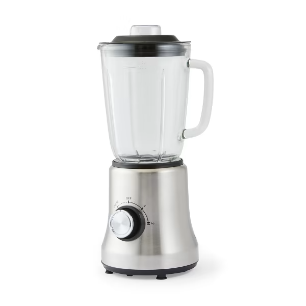 1.5 L Stainless Steel Blender with Glass Detachable Jug Ice Crusher Juicer