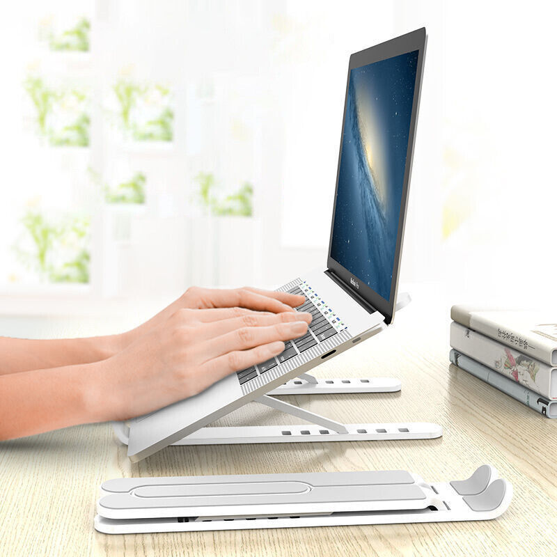 Folding Laptop Stand Portable Tablet Holder Bracket Desktop Adjustable Riser