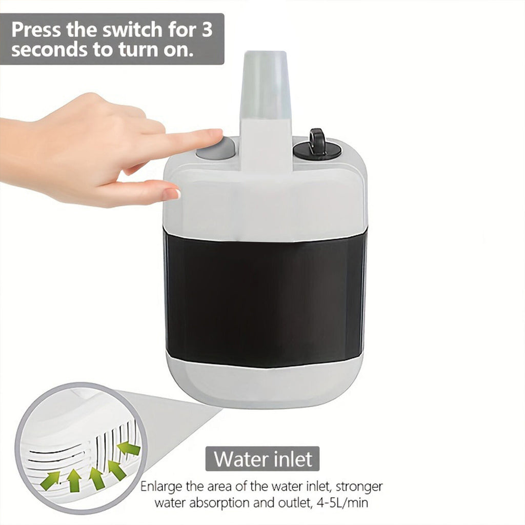 Portable Camping Mobile Shower USB Rechargeable Electric Shower Pump Outdoor 