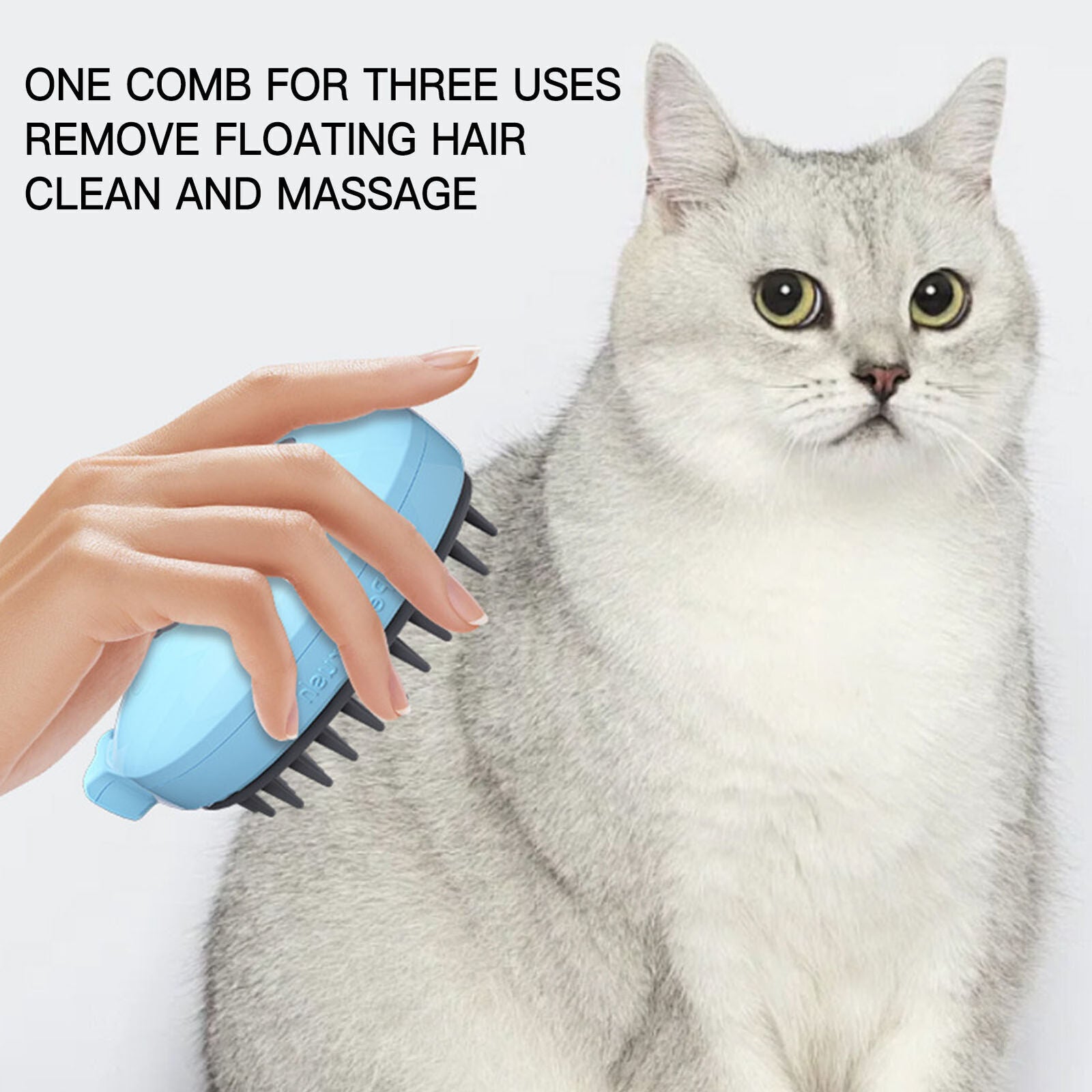 3 in 1 Electric Spray Massage Pet Comb Dog Hair Removal Comb Cat Steam Brush