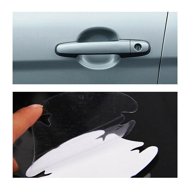4PCS Car Door Invisible Handle Protective Films Scratches Protector Accessories