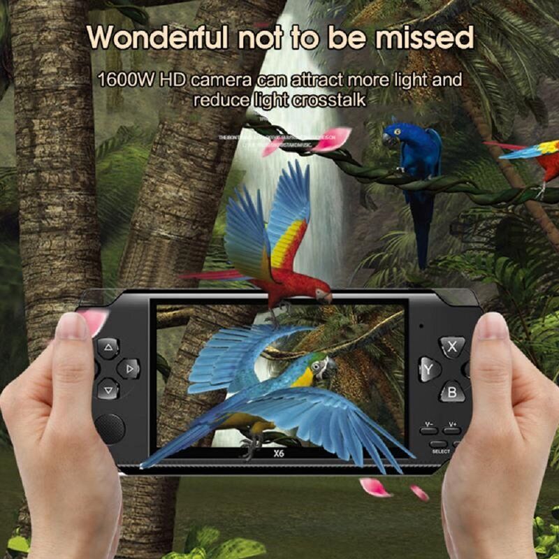 4.3 Inch 8GB Retro Portable Handheld Game Console Player 10000+ Games Built In