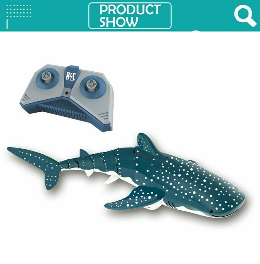 Whale Child Adult Prank Shark Electric Rc Remote Control Water Pool Lake Kid Toy