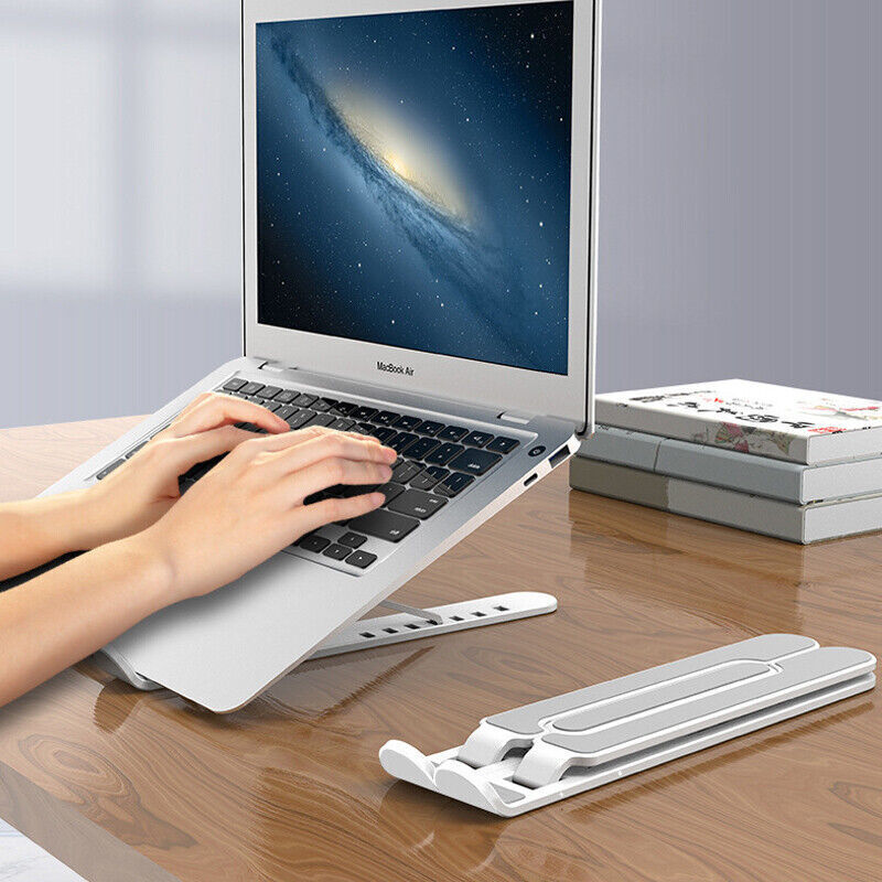 Folding Laptop Stand Portable Tablet Holder Bracket Desktop Adjustable Riser