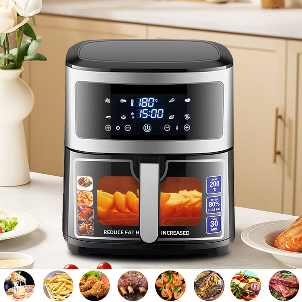 Air Fryer 8.8L LCD Fryers Oven Airfryer / Accessories Healthy Cooker Oil Free