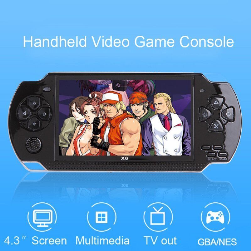 4.3 Inch 8GB Retro Portable Handheld Game Console Player 10000+ Games Built In