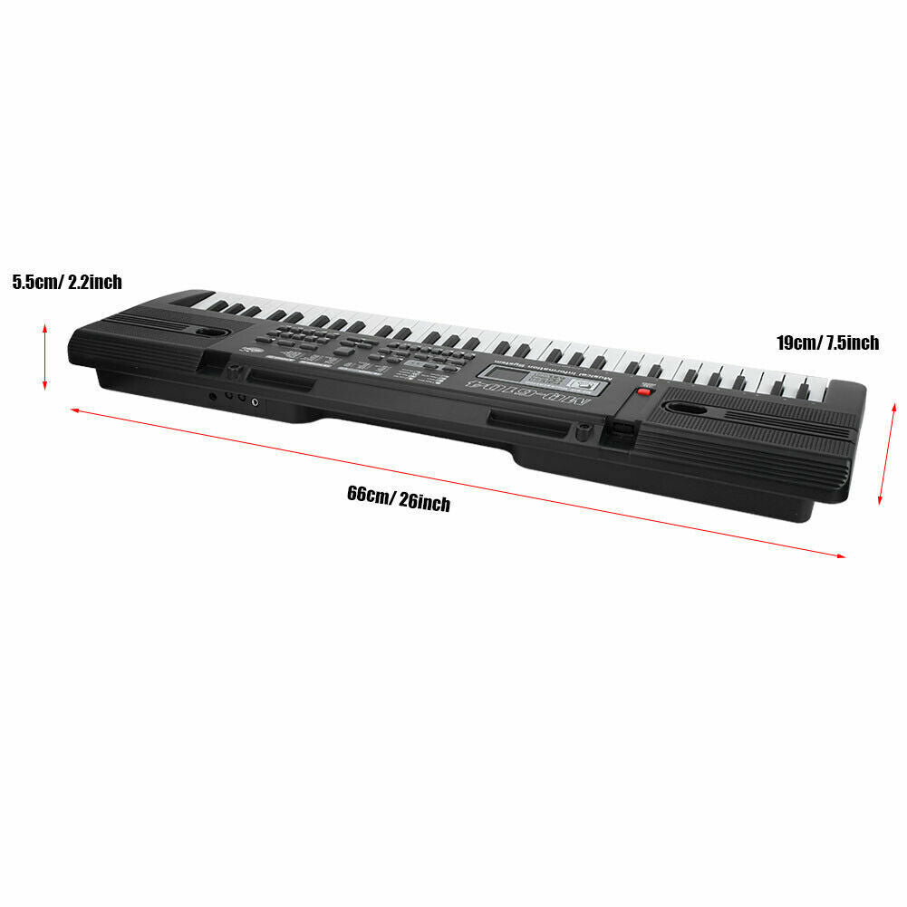61 Keys Digital Music Electronic Keyboard Electric Piano Musical Instrument Kids