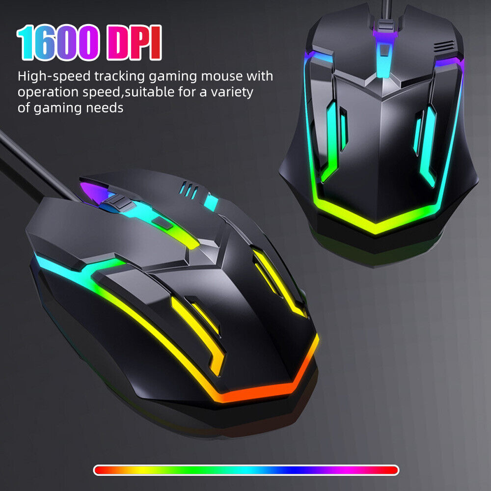T6 USB Wired Mechanical Gaming Keyboard104 Keys RGB LED Backlit for Windows 