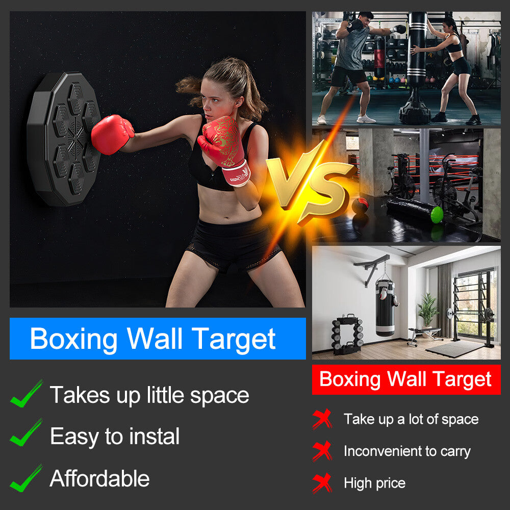 Boxing Training Music Electronic Boxing Wall Target Smart Wall Mounted Combat