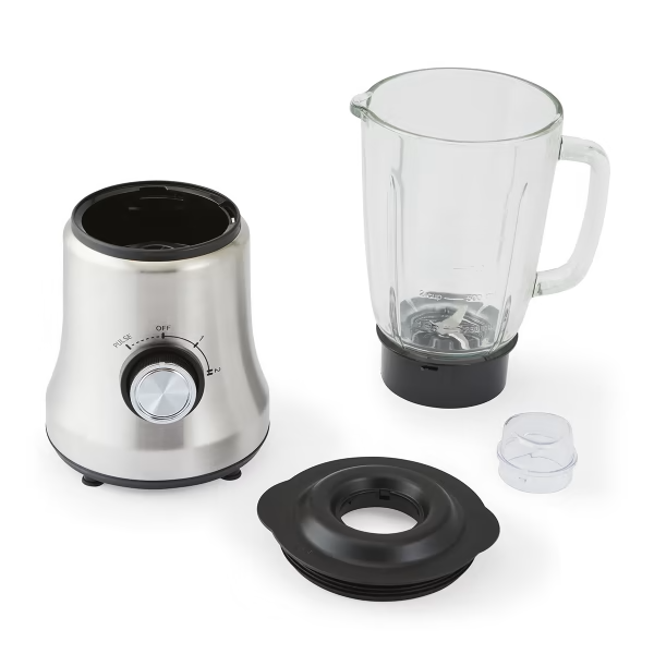 1.5 L Stainless Steel Blender with Glass Detachable Jug Ice Crusher Juicer