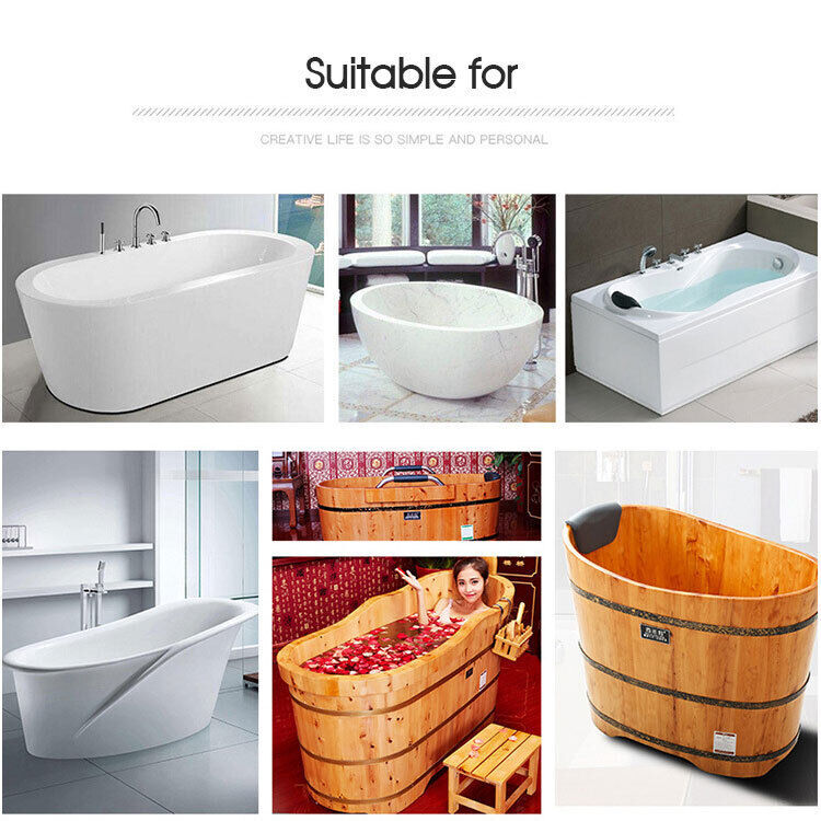 Bathtub Caddy Tray Bamboo Bath Table Expandable Wine Glass Holder Rack Support