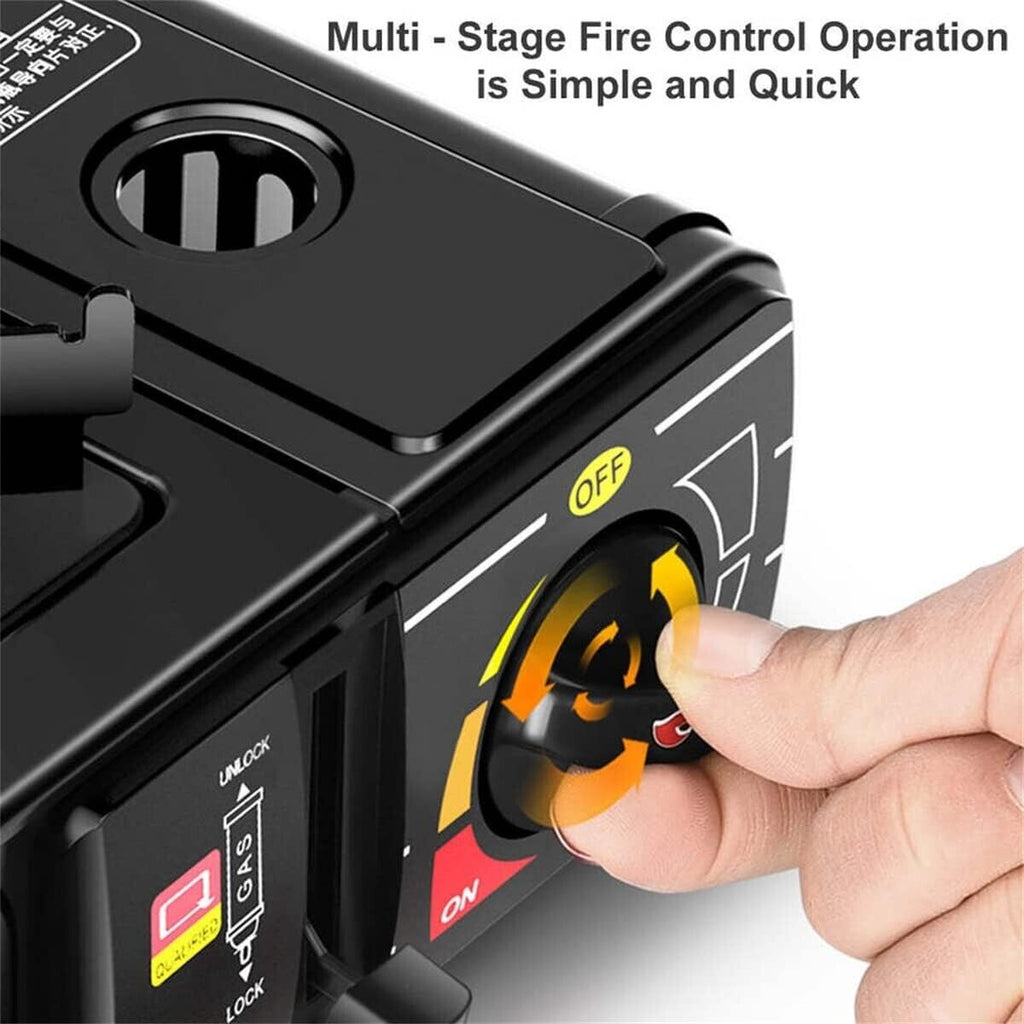 PORTABLE BBQ BUTANE STOVE SINGLE GAS BURNER CAMPING COOKER