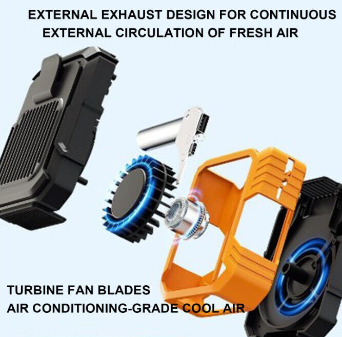 Blue Collar Breeze - Portable Waist Fan, Portable Mini Blue Collar Breeze Fan