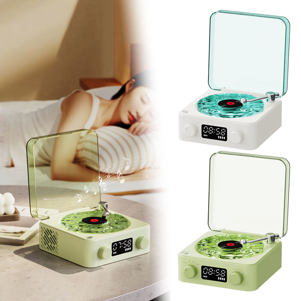 The Wavbk Vinyl Player, 2024 New Bluetooth Vinyl Record Player Waves, Four-Modes