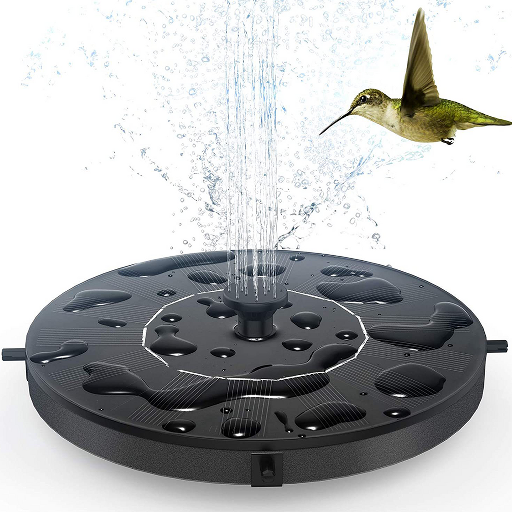 2024 High Temperature Resistant Outdoor Solar Powered Floating Bird Bath Water Fountain Pump Garden Pond AU  