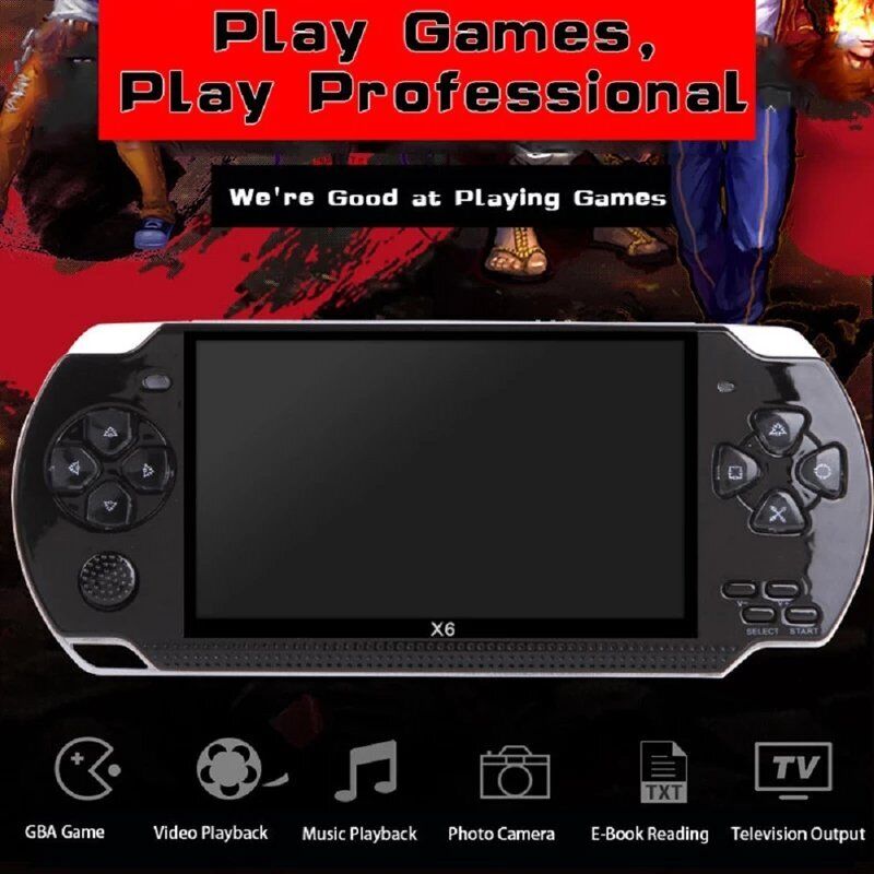 4.3 Inch 8GB Retro Portable Handheld Game Console Player 10000+ Games Built In