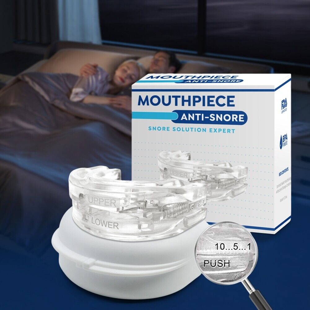Anti Snore Mouthpiece Mouth Guard Stop Snoring Grinding Sleep Aid Mouthguard