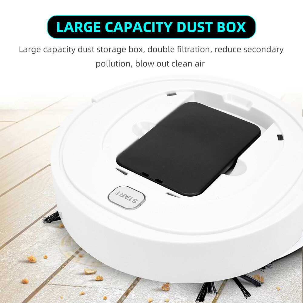 Wireless Smart Robots Automatic Vacuum Cleaner Home Cleaning USB Wet Dry Mop Rechargeable
