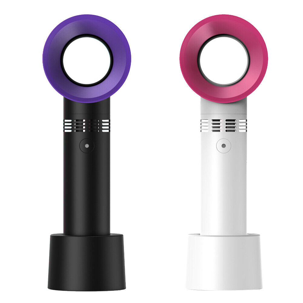 NEW Neck Fan Bladeless Hanging Air Cooler With Intelligent digital display  USB Rechargeable Portable Personal