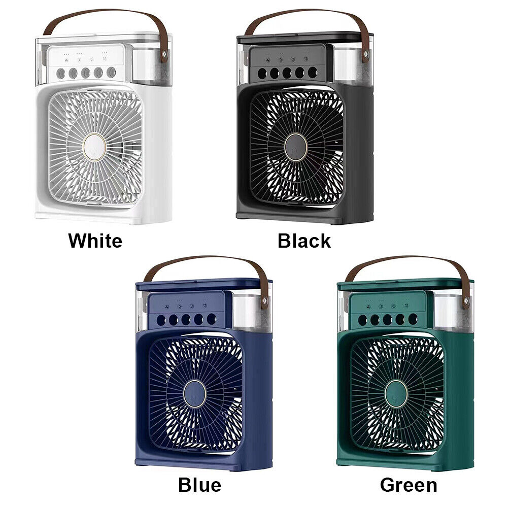 Portable Air Conditioner Humidifier - USB Electric Fan Cooler LED Night Light