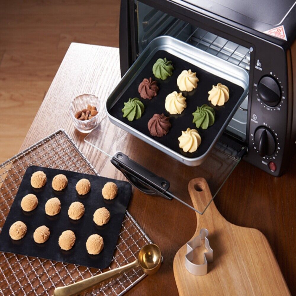  Reusable BBQ Grill Mat Bake Cooking Sheet Non-Stick BBQ Pad Heavy Duty 5Pcs