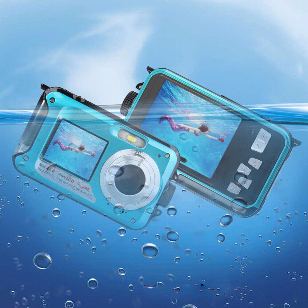 Full HD 24MP 16X Zoom Waterproof Digital Camera  2.7K  Camera for Gift