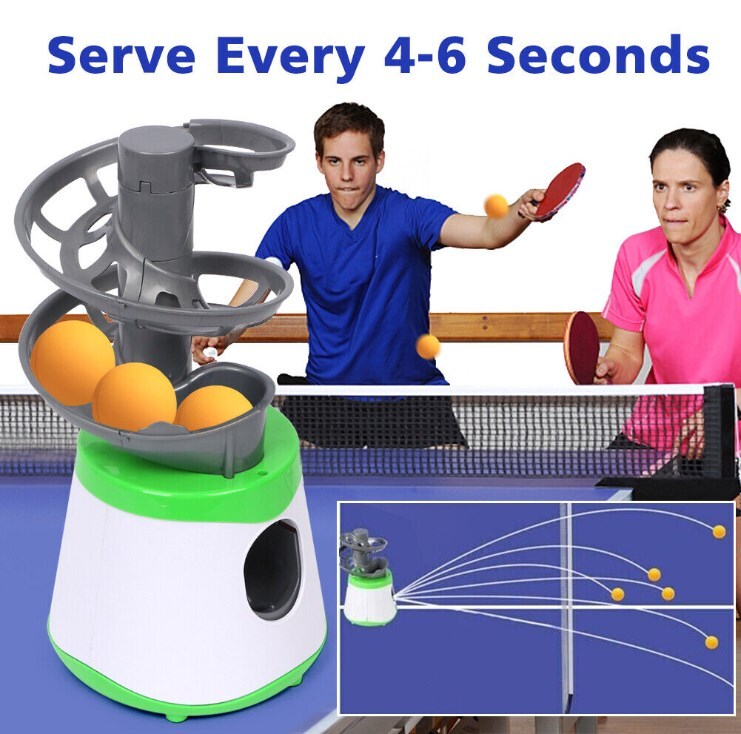Automatic Table Tennis Ball Launcher Ping Pong Balls Trainer Exercise Machine AU