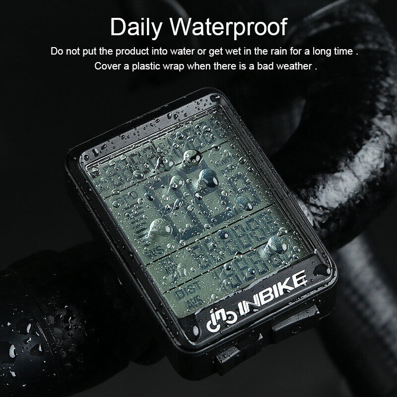 Wireless Cycling Bike Bicycle LCD Cycle Speedometer Computer Odometer Waterproof