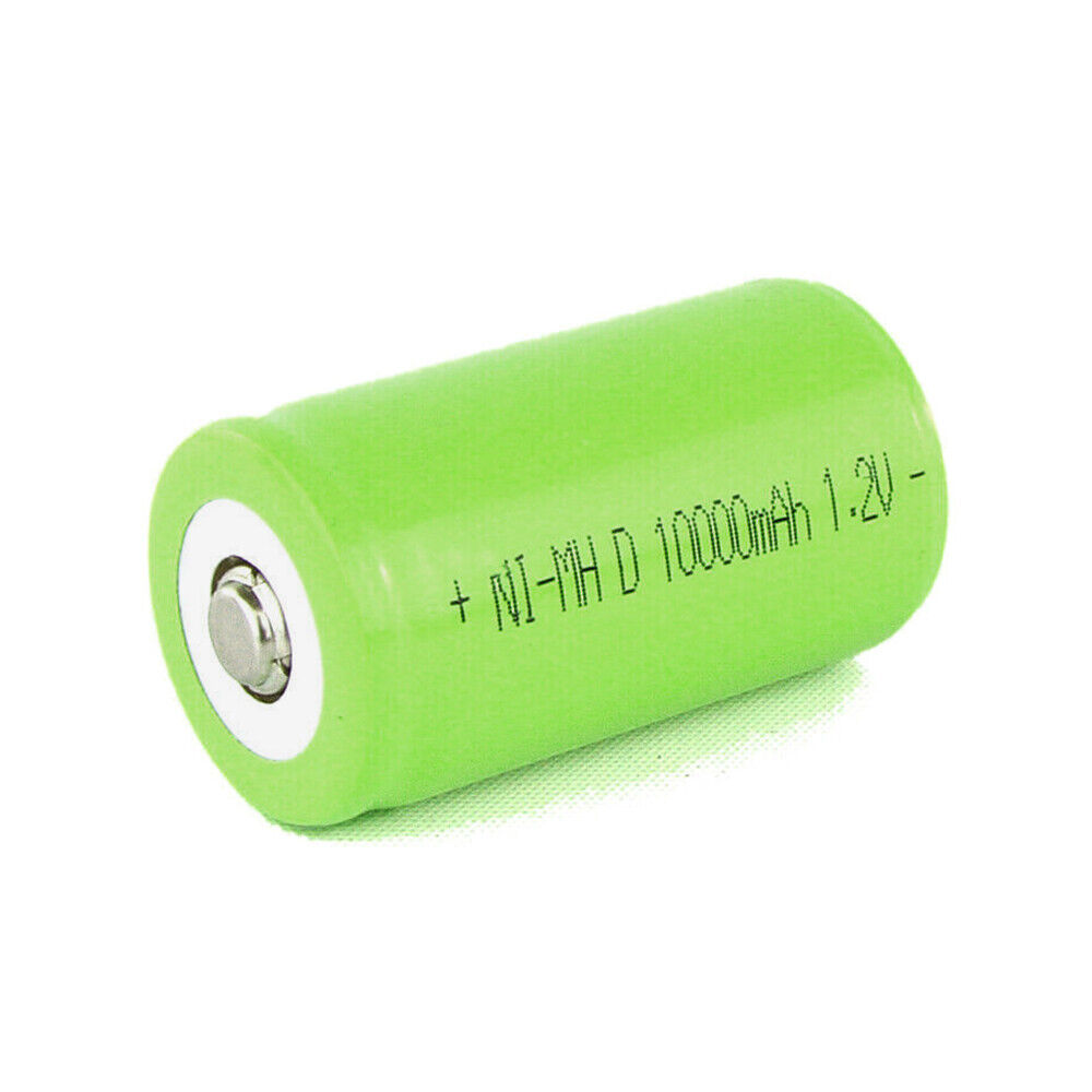 4PCS Batteries 10000Mah D Size Nimh Rechargeable Cell Battery 1.2V NI-MH Light