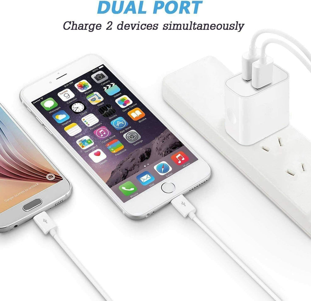Universal Travel 5V 2A  Charger Dual USB AC Wall Home Power Adapter AU Plug Phone