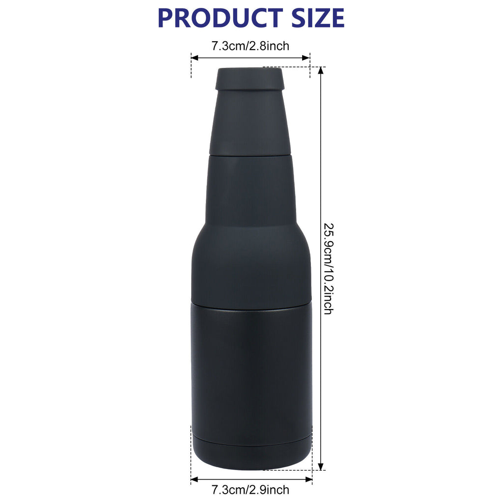 Beer Bottle Can Stubby Cooler W❆ Beer Opener Slim Can Cooler Beer Bottle