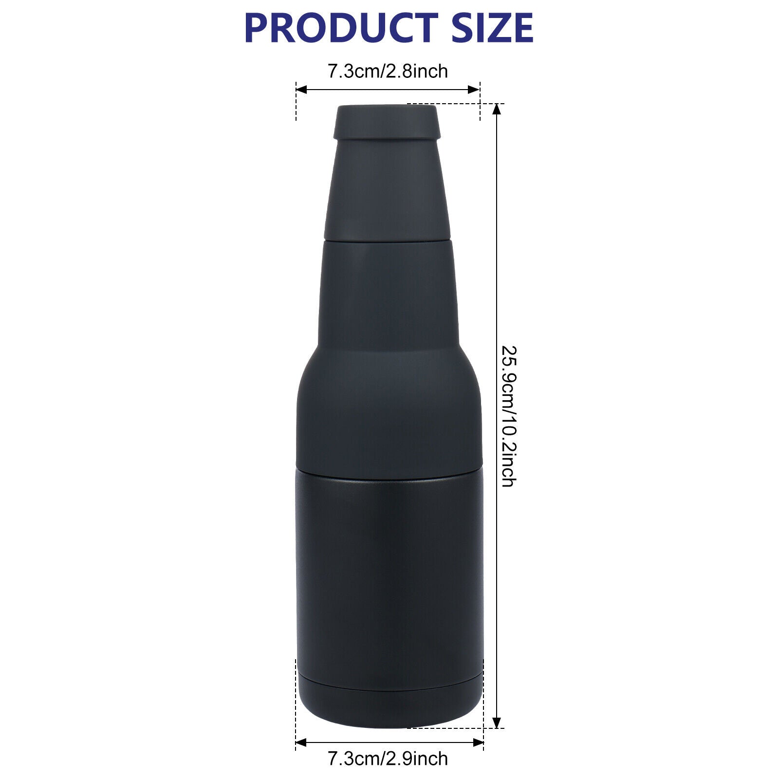 Beer Bottle Can Stubby Cooler W❆ Beer Opener Slim Can Cooler Beer Bottle