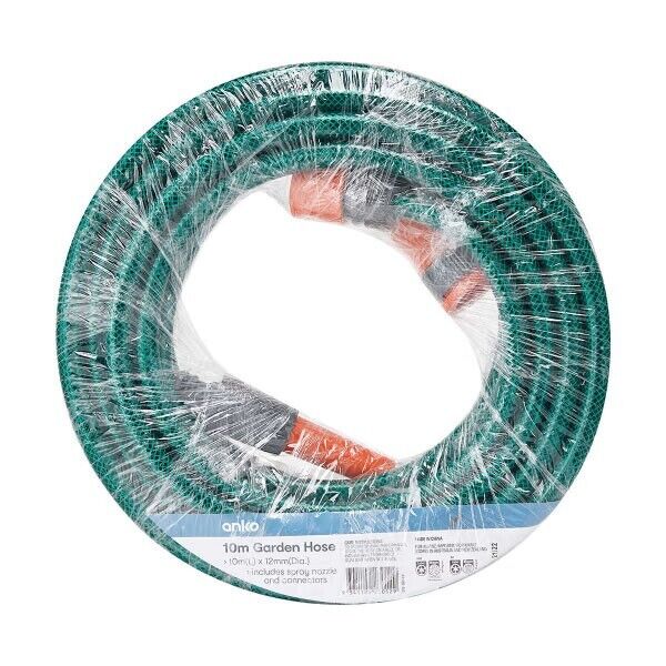 10M Garden Hose Pipe Multi Purpose Outdoor Hosepipe - Heavy Duty Reinforced