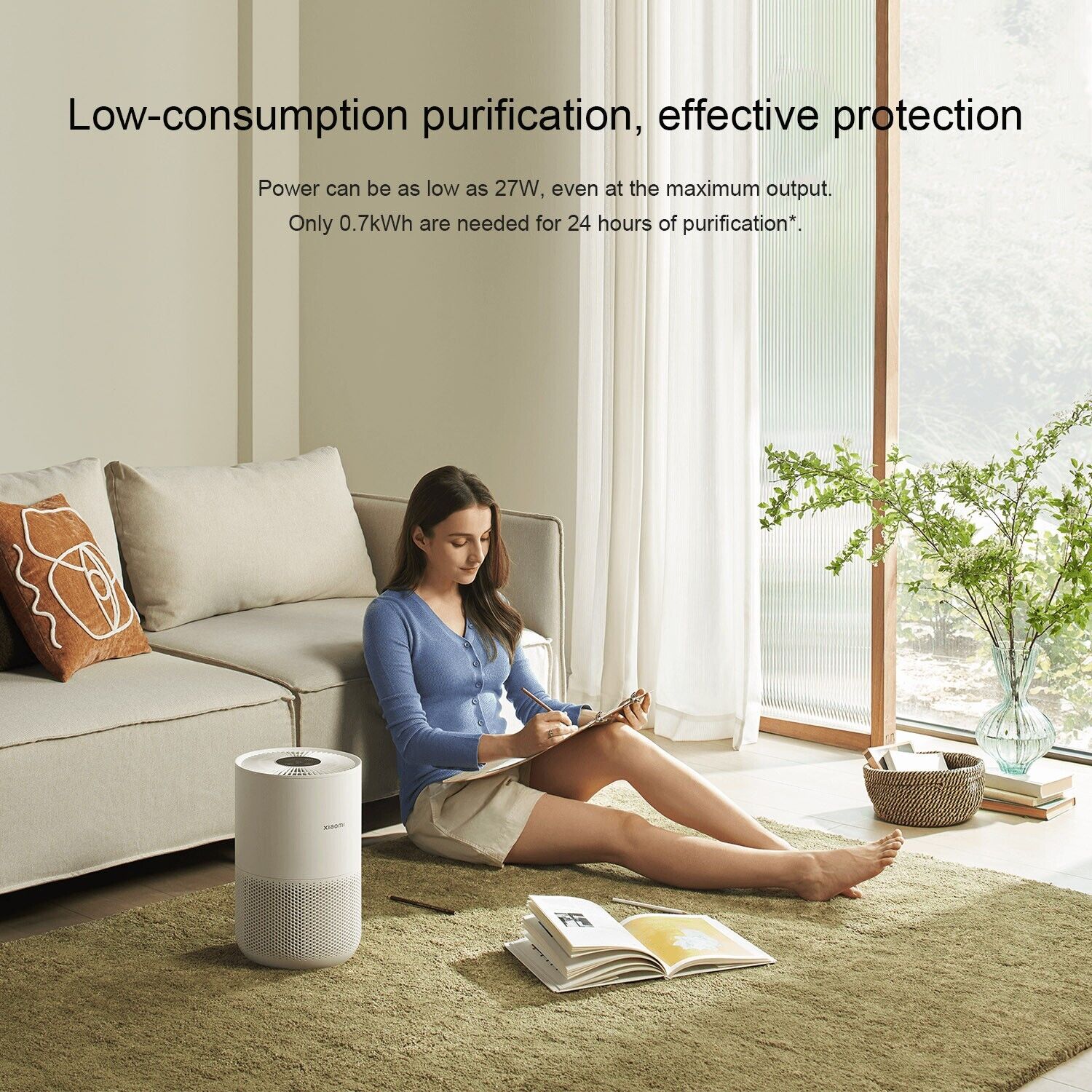 Xiaomi Smart Air Purifier 4 HEPA Filter Wifi APP Home Freshener Carbon Ioniser Cleaner