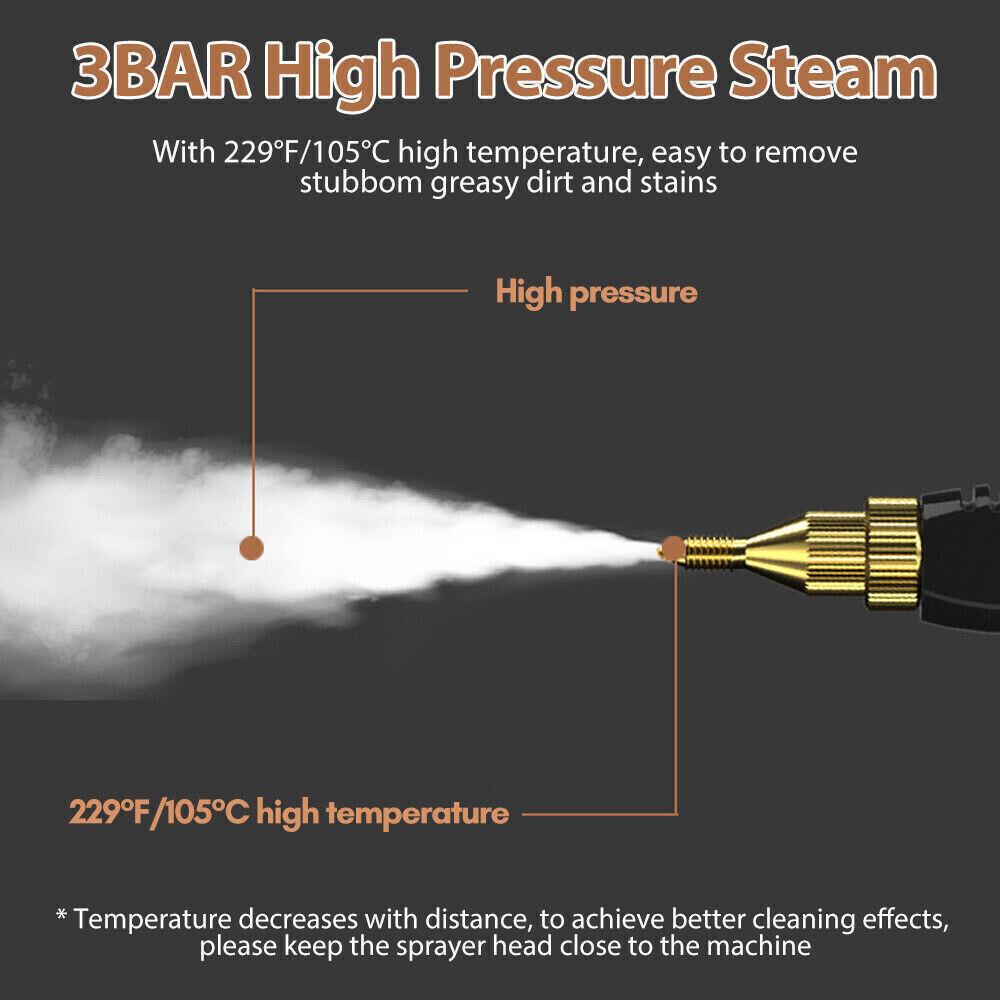Steam Cleaner 2500W High Temperature Household Kitchen Cleaning High Pressure