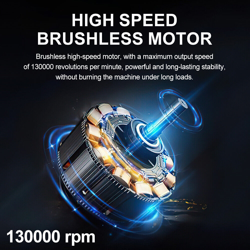 X3 Violent Blower Mini Turbo Jet Fan Handheld Brushless Motor 130,000 RPM 52M/S
