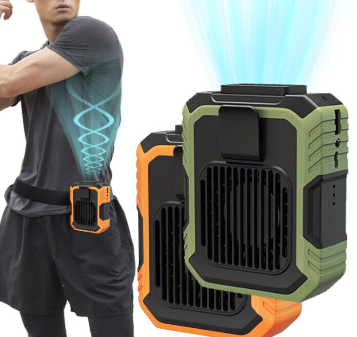 Blue Collar Breeze - Portable Waist Fan, Portable Mini Blue Collar Breeze Fan