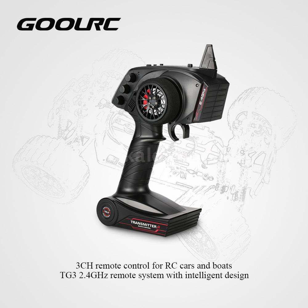 TG3 2.4Ghz 3CH Remote Control Transmitter with Receiver for RC Car Boat
