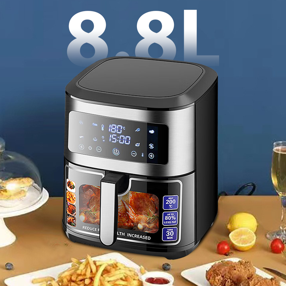 Air Fryer 8.8L LCD Fryers Oven Airfryer / Accessories Healthy Cooker Oil Free
