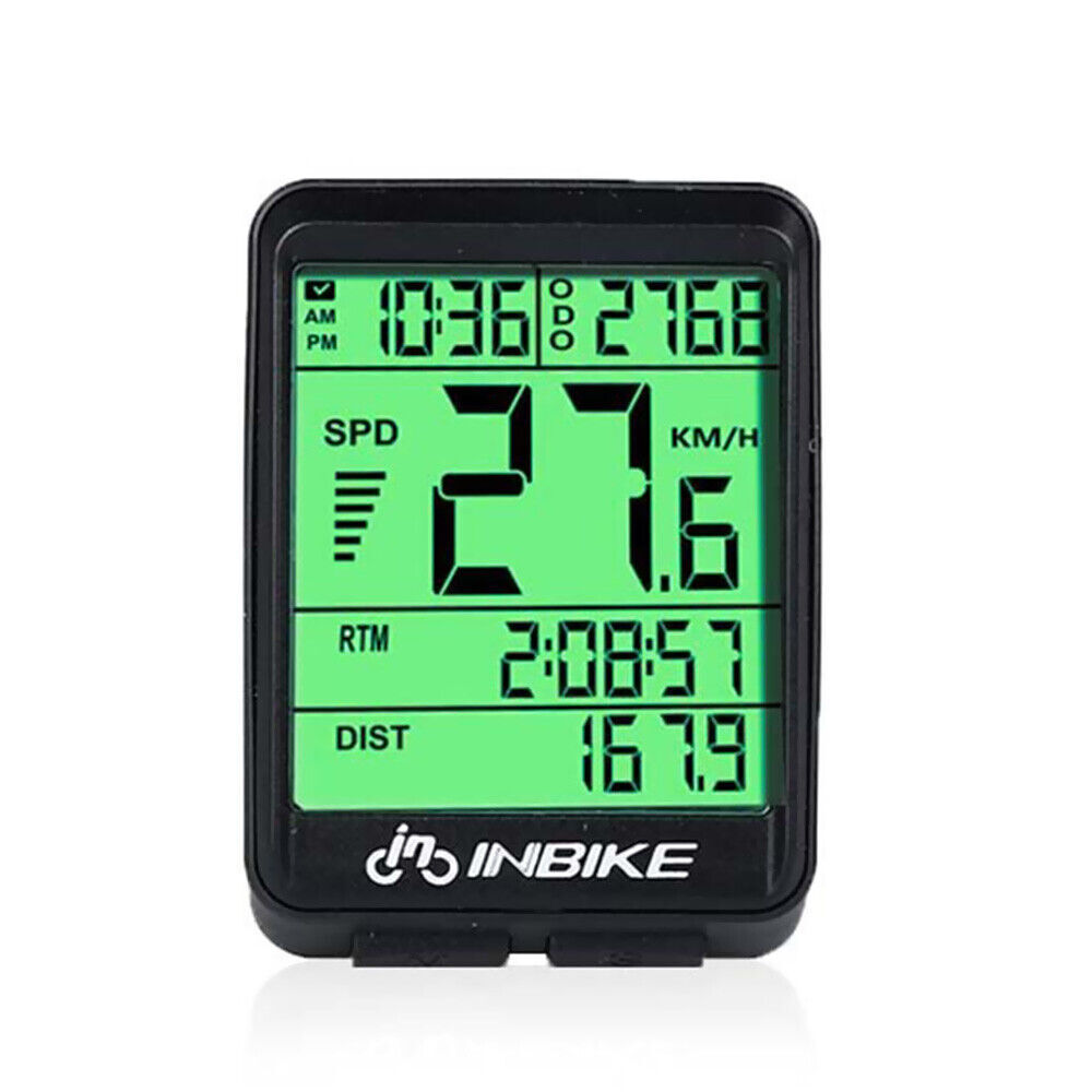 Wireless Cycling Bike Bicycle LCD Cycle Speedometer Computer Odometer Waterproof
