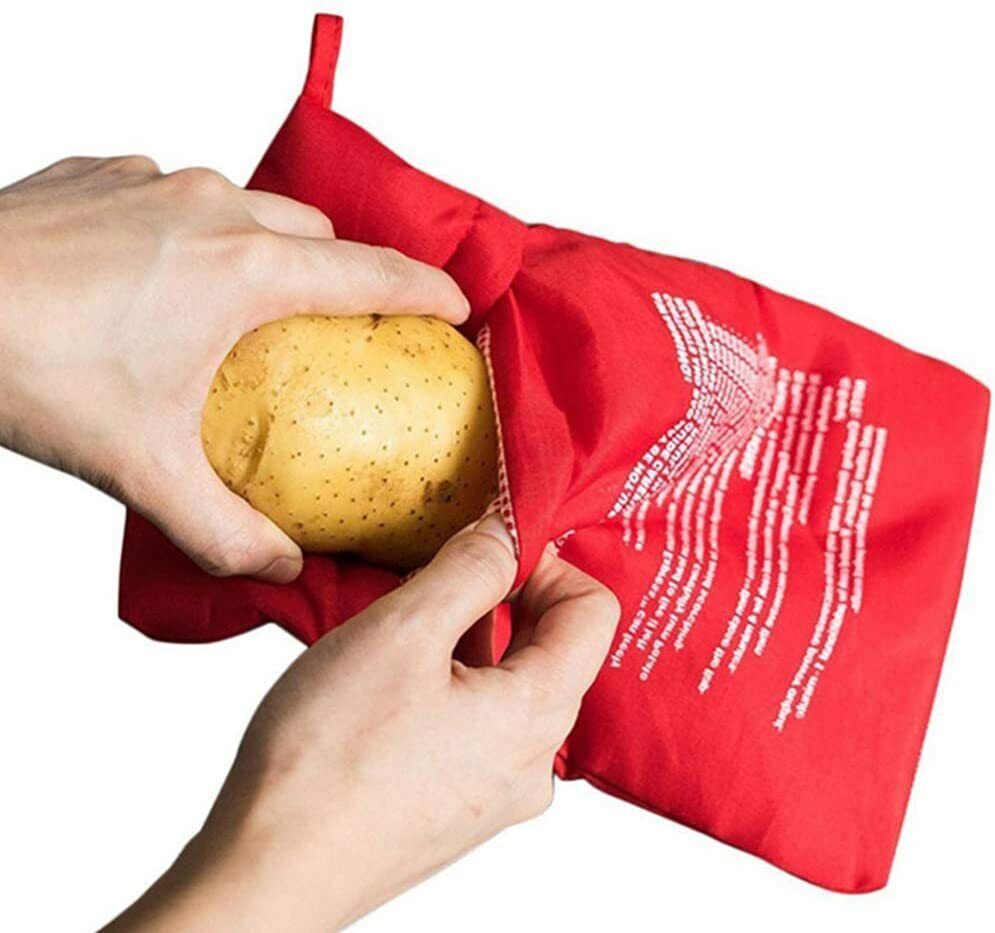 Microwave Potato Bag Baked Potato Corn Express Cooking Bag Reusable Washable