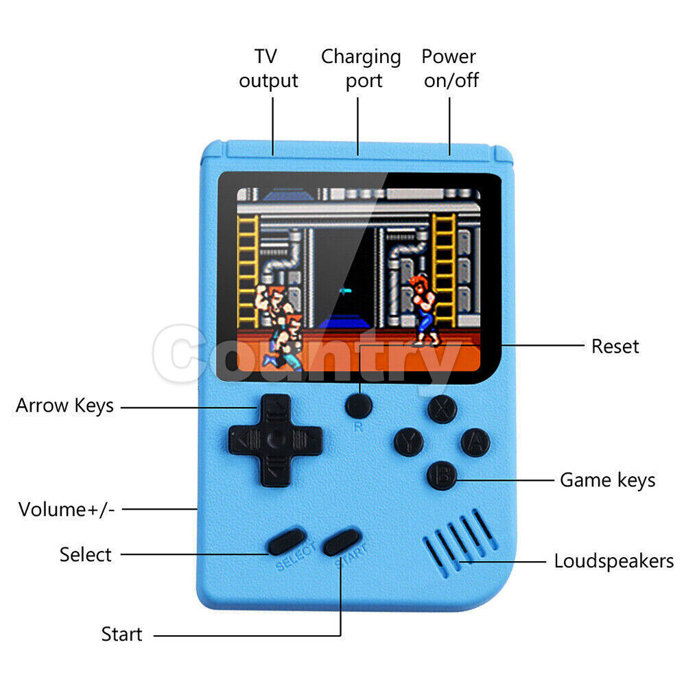 Built-In 799+ Classic Games Gameboy Handheld Retro Video Game Console Kids Gifts