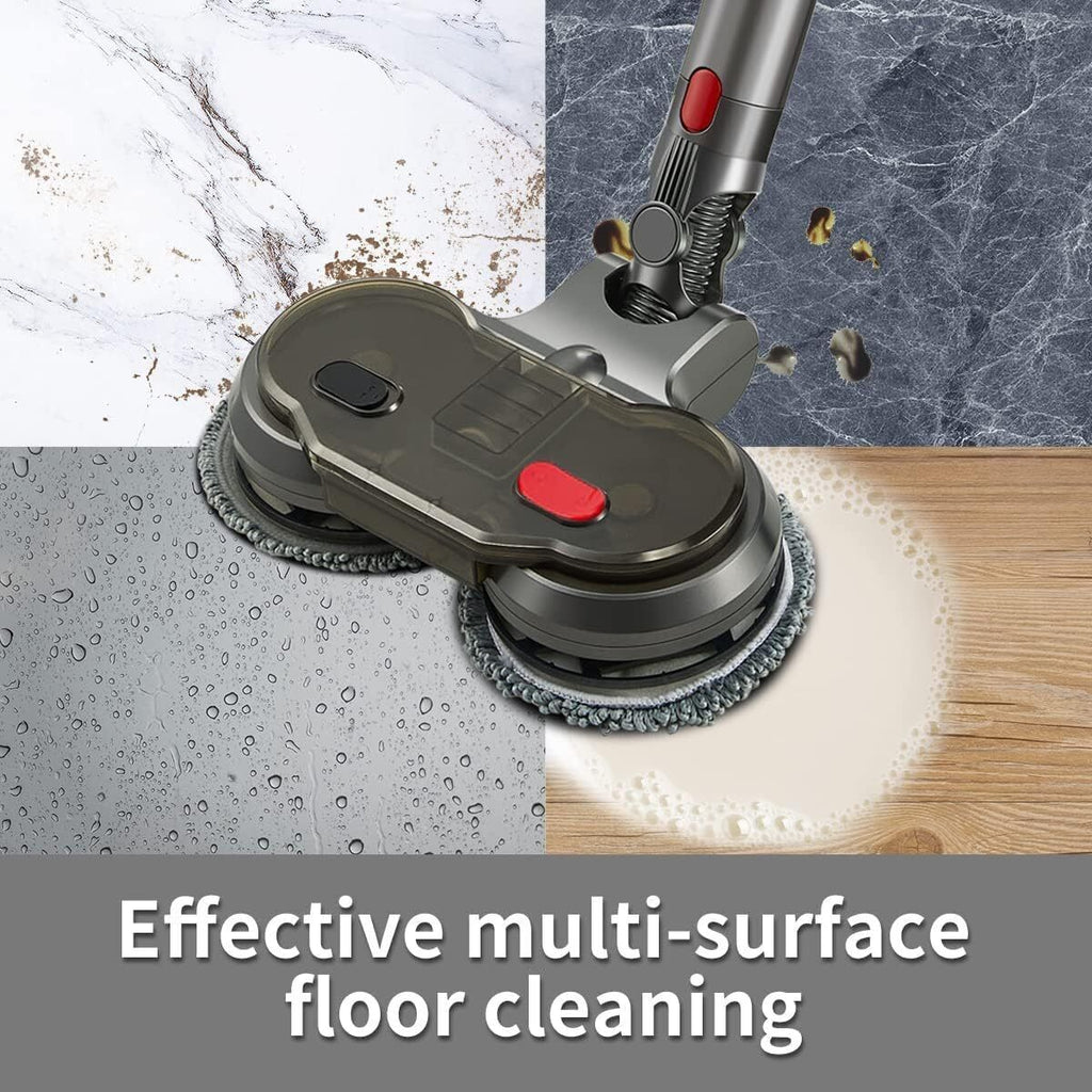 Electric Motorised Mop Head for Dyson V7 V8 V10 V11 V15 Vacuum Cleaners W/6 Pads
