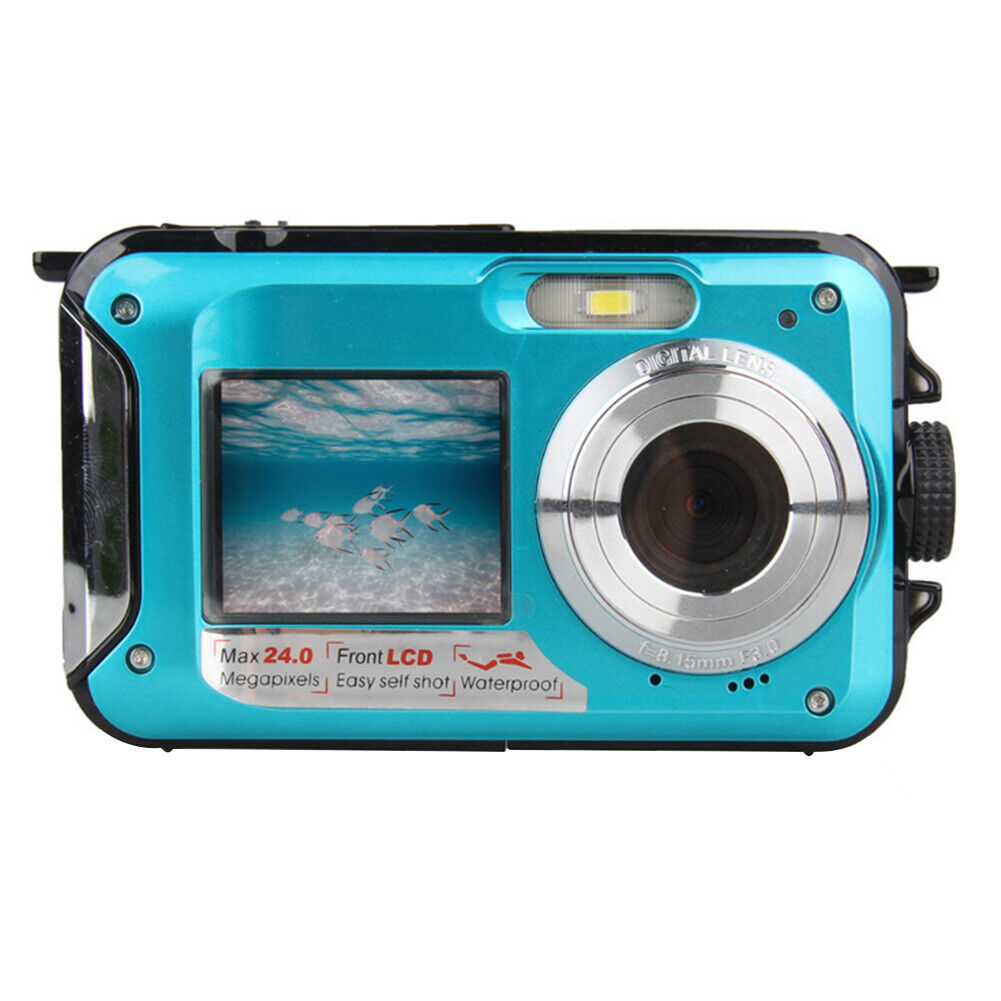 Full HD 24MP 16X Zoom Waterproof Digital Camera  2.7K  Camera for Gift
