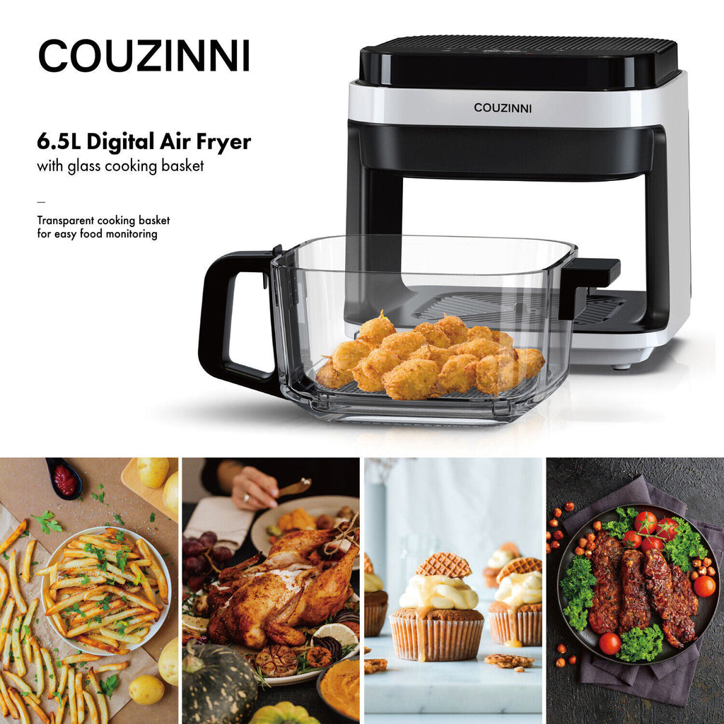 Air Fryer 6.5L Capacity Oil Free Healthy Energy&Time Saver Nonstick Pot