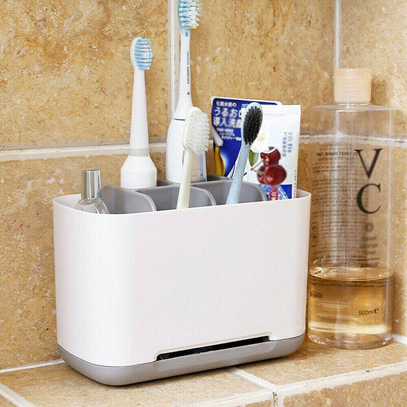 Electric Toothbrush Holder Storage Bathroom Caddy Large Multifunction Organizer