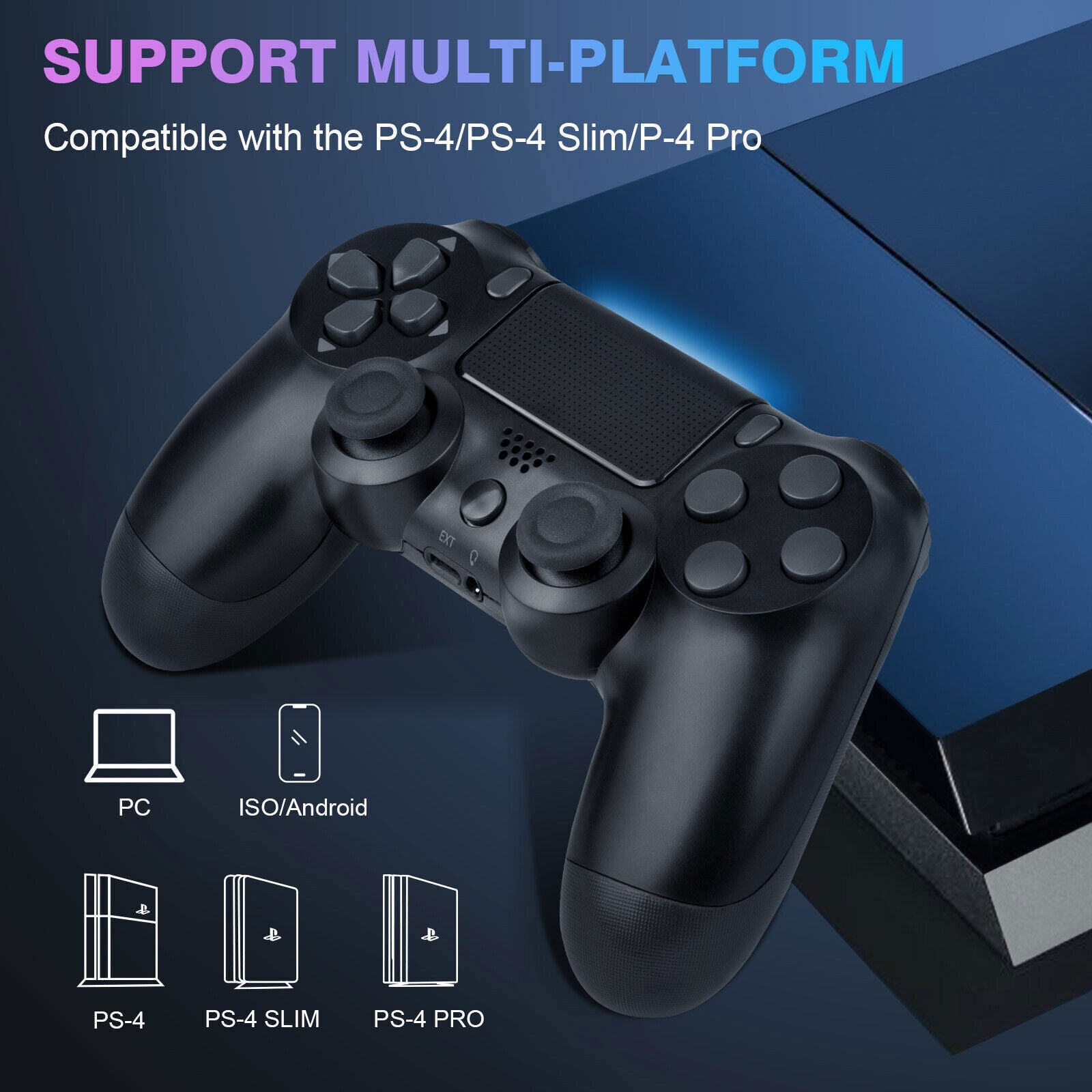 Wireless Bluetooth Controller for Playstation4 Gamepad Joystick for Ps4/Slim/Pro