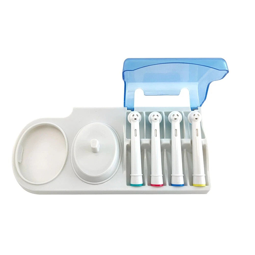 2 in 1 Electric Tooth Brush Holder Base Stand Toothbrush Head Holder