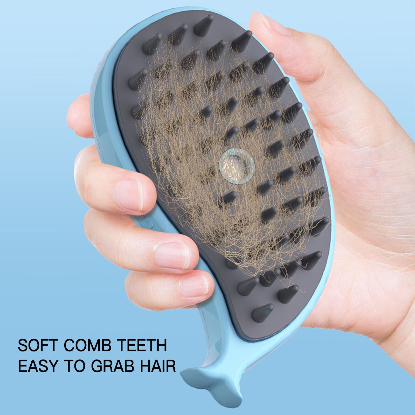 3 in 1 Electric Spray Massage Pet Comb Dog Hair Removal Comb Cat Steam Brush